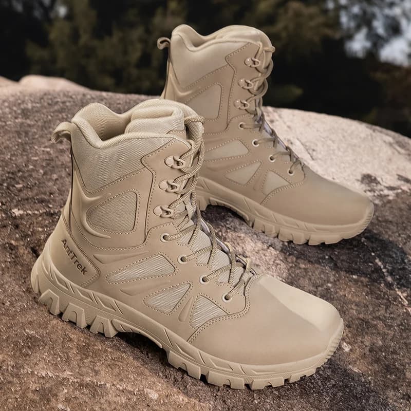 Men New Climbing Hiking Shoes Ankle Ultrallight Training High Quality Male Tactical Boots Anti-Slip Rapid Response Army Boots