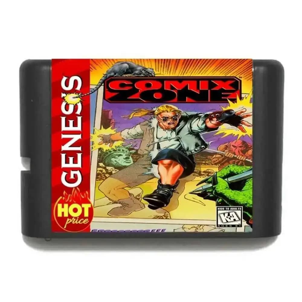 Nuovo arrivo Comix Zone 16bit MD Game Card per Sega Mega Drive per Genesis