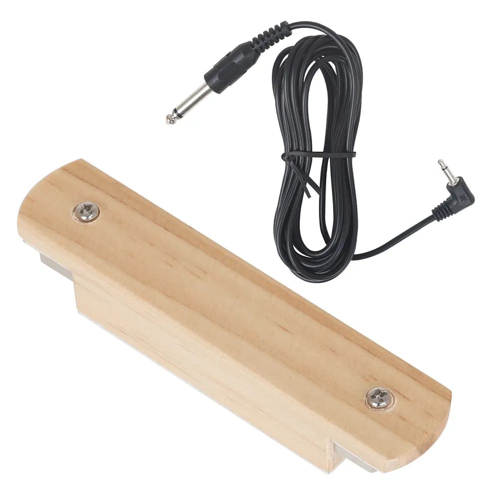 Pickup per Foro Acustico in Legno per Chitarra Acustica, Ukulele, Chitarra Classica - Nessuna Foratura Richiesta, Installazione Facile, Tono Audio Realistico