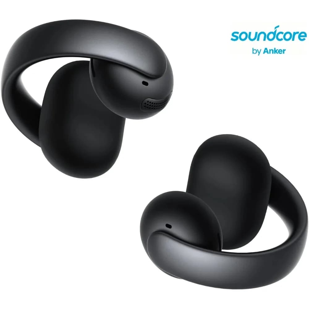 Soundcore by Anker AeroClip Open Ear Earbuds Clip-On Design Soft Adaptive Comfort Wireless Bluetooth Sports Earphones
