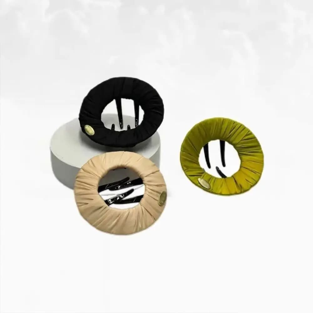 New Round Shape Hair Clip ABS Hair Accessories Hairpins Hair Styling Tool Flexible Hair Clip for Lying Down and Driving