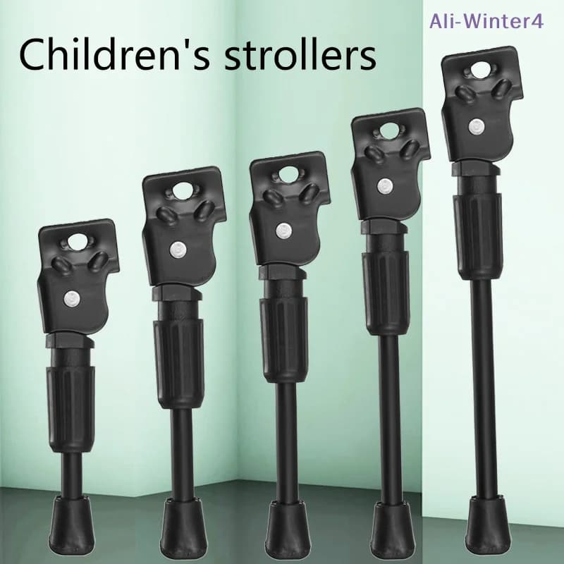 【Winter4】Cavalletto per bicicletta per bambini, resistente, supporto per parcheggio, supporto per piedino, montaggio laterale per biciclette con ruote da 12, 14, 16, 18, 20 pollici