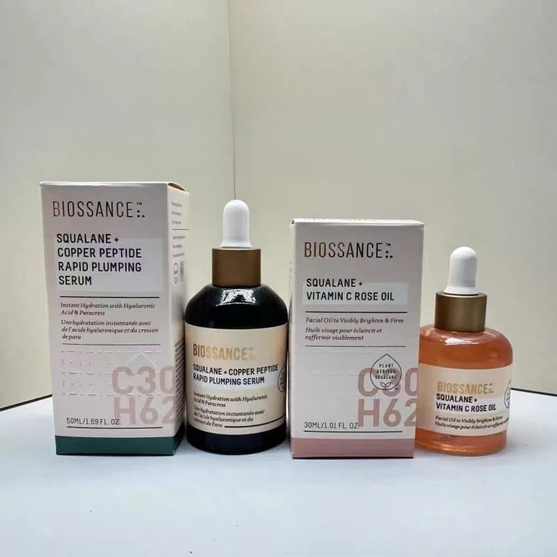 Biossance Squalane Rose Essence Oil VC Vitamin Powder Brightening Exquisite Essence 30ml