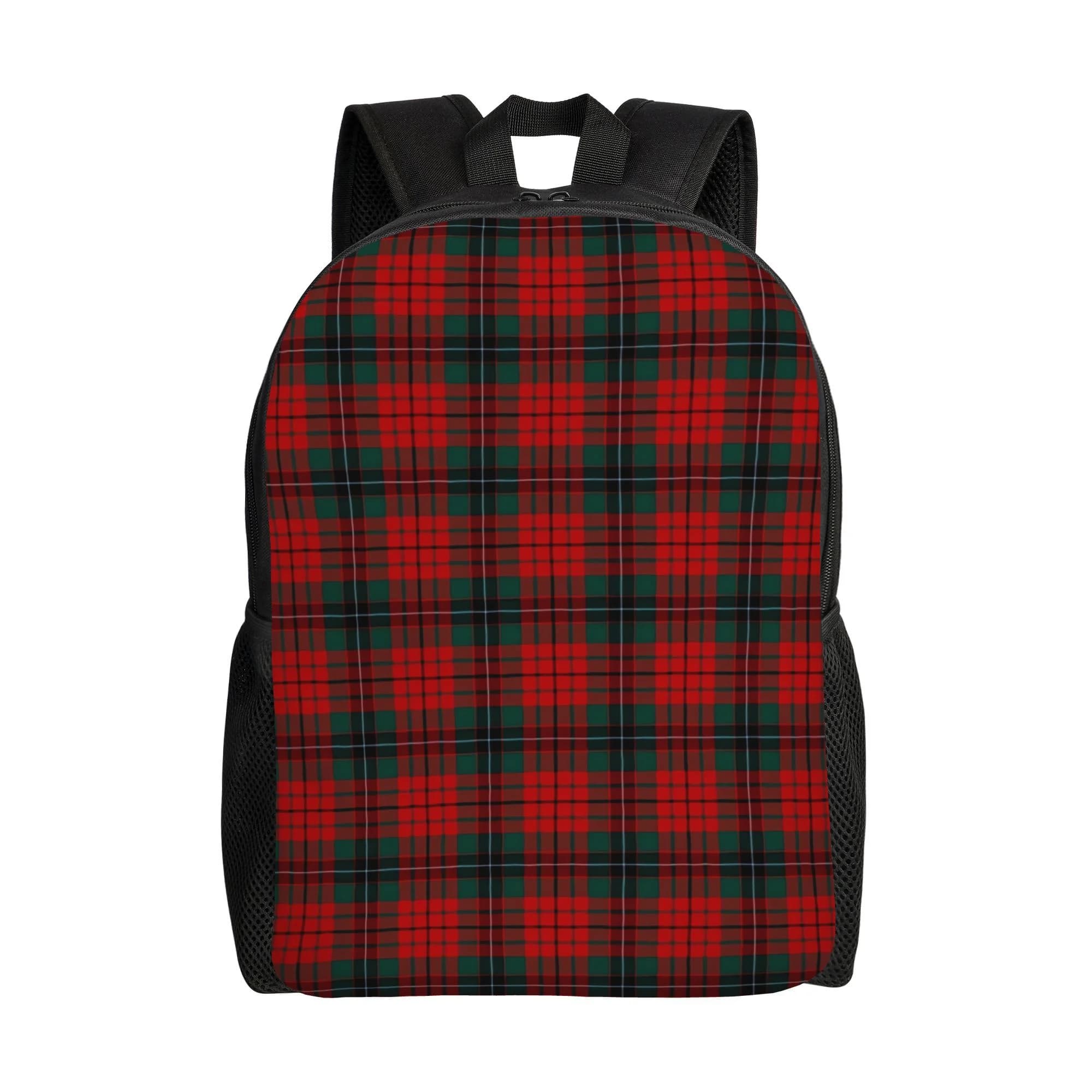 Nicholson Clan Square Backpack - Scotch bag designed for young men, design with main compartment, random bag with diamonds
