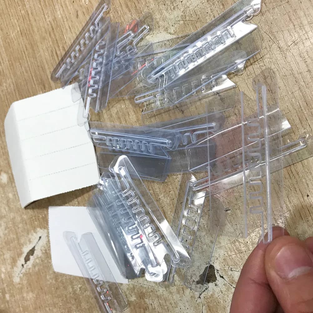 Organizzatore di documenti con cartelle appendibili in plastica da 200 pezzi con etichette di classificazione per forniture per l'archiviazione di documenti per ufficio e casa