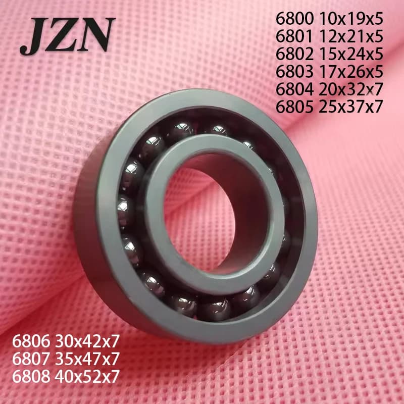 Ceramic ball bearing in silicon nitride 6800 6801 6802 6803 6804 6805 6806 6807 6808 High temperature bearing CEF