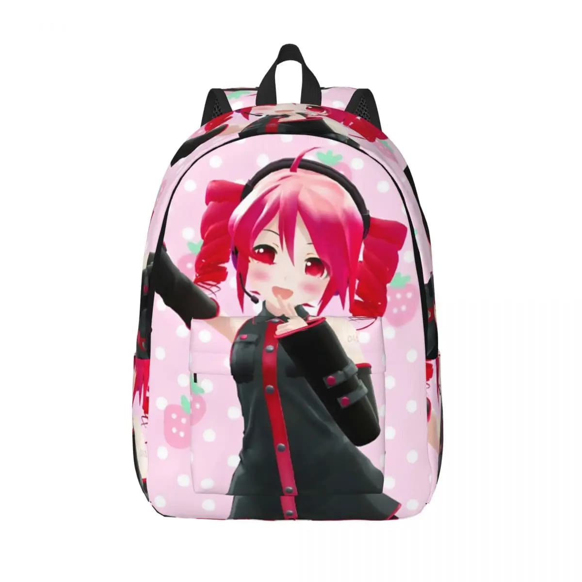 Kasane Teto Vocaloid Girl Zaino per studenti delle scuole elementari superiori Anime Bookbag Zaino da viaggio per adolescenti