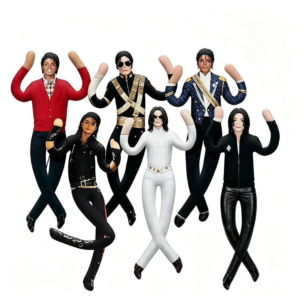 Michael Jackson Plush Stuffed Cosplay Doll, Abstract Movable Figure for Home Decor, Collectible Ornament & Creative Present for