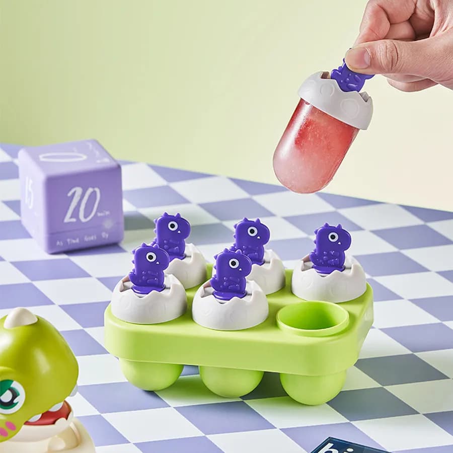 Stampo per cubetti di ghiaccio a 6 maglie Secchiello per ghiaccio rotondo Frigorifero fai da te fatto in casa estivo Macchina per il ghiaccio congelata Stampo per cubetti di ghiaccio creativo Strumenti per bar