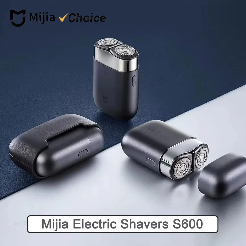 Rasoio Elettrico Mijia S600 Portatile per Uomo Ricaricabile USB-C Macchina per Rasatura Barba Trimmer per Rasatura a Secco e Umido Lavabile