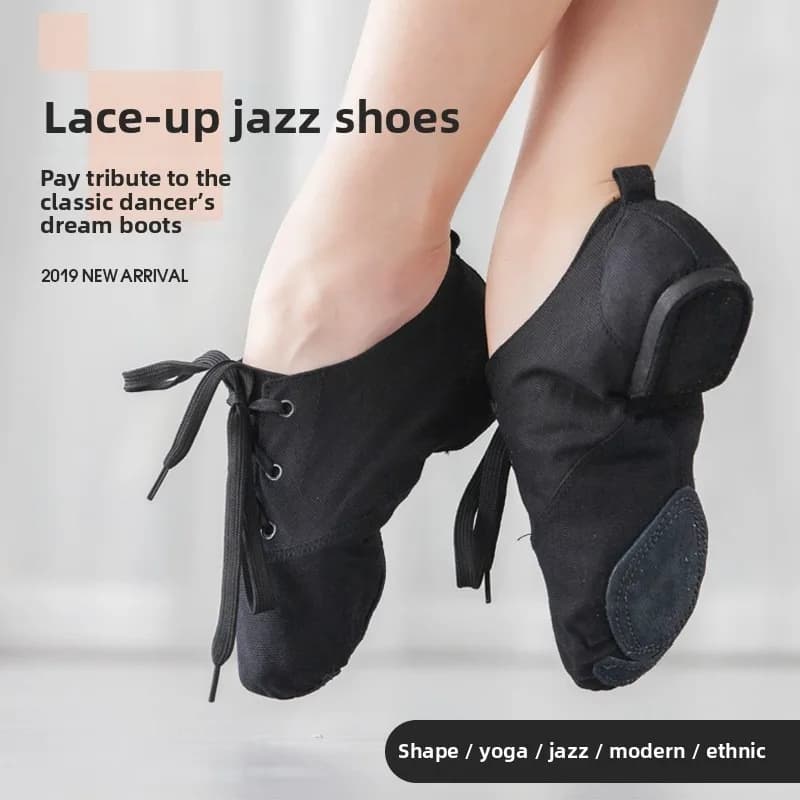 Breathable, Lightweight and Flexible Jazz Shoes, Unisex Ball Shoes for Modern Dance and Contemporary Gymnastics