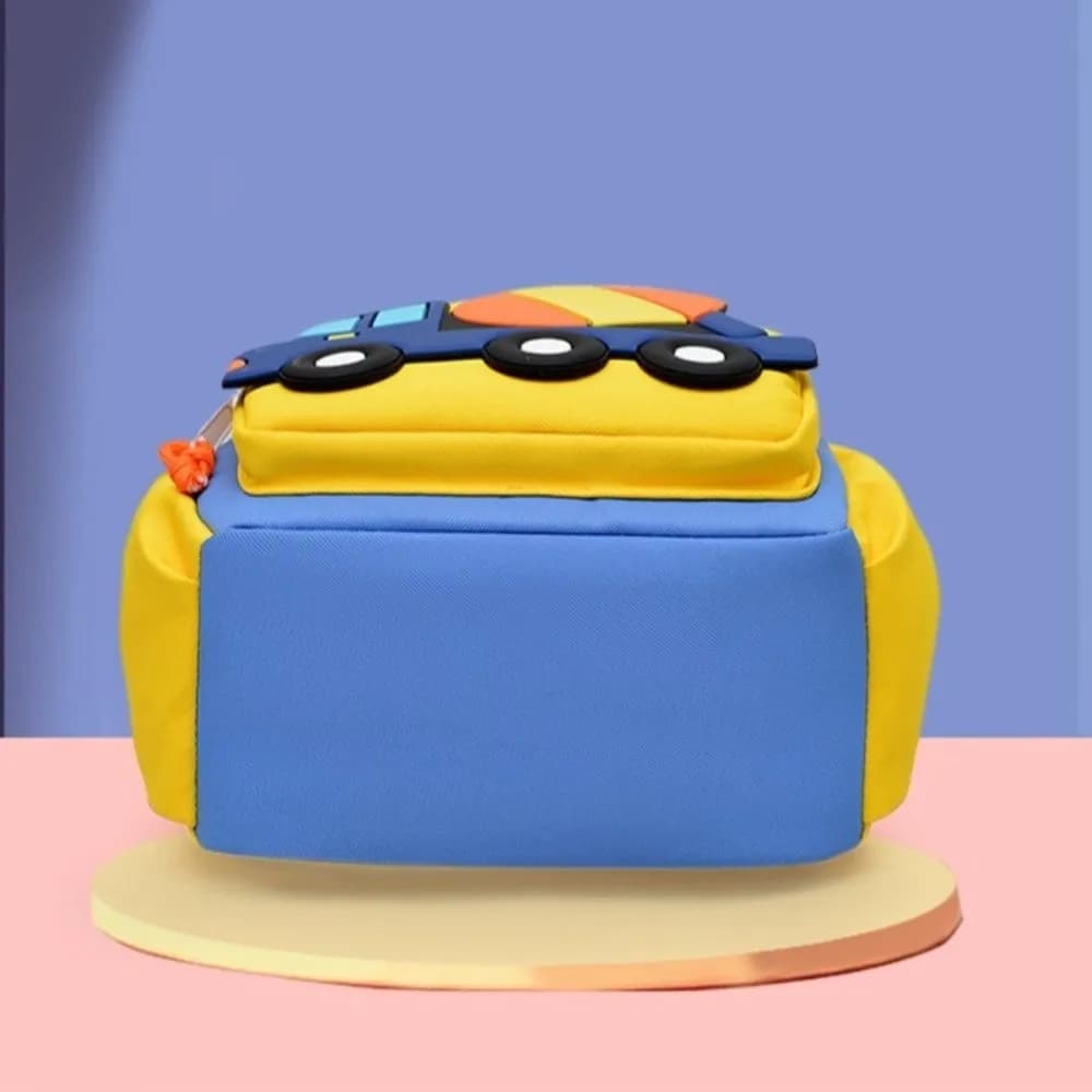 Cartoon Car Children Backpack Breathable Lightweight Kid Shoulder Bag Large Capacity Versatile School Bag for Children