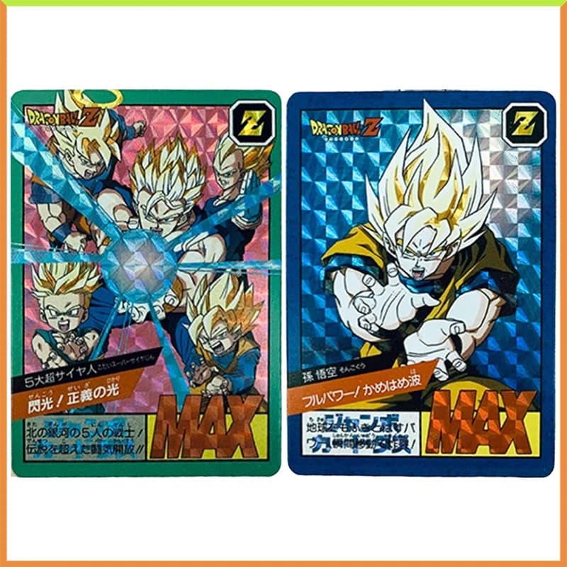 Anime Dragon Ball FAI DA TE ACG Gioco di Rifrazione Carta Da Collezione Son Goku Son Gohan Son Goten Bejita Yonsei Giocattoli per il ragazzo Regalo Di Compleanno