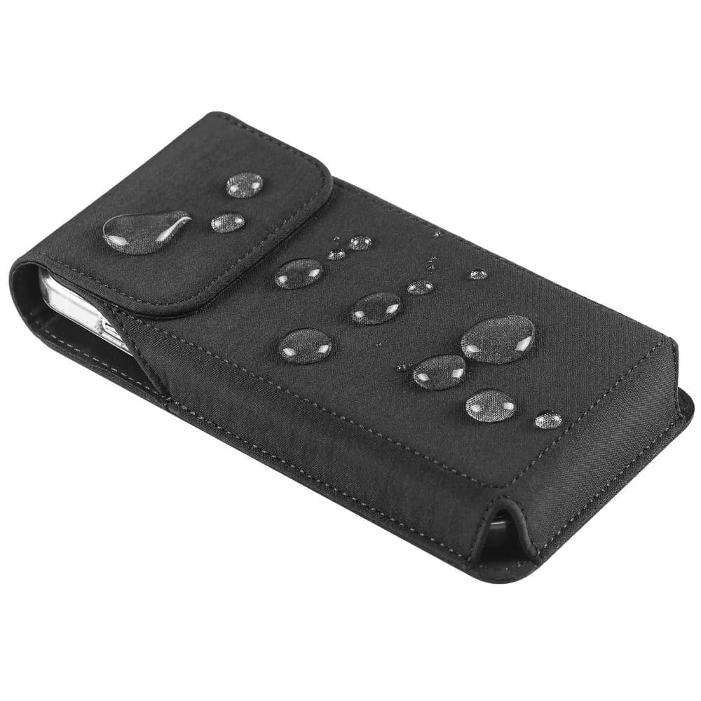 Borsa a tracolla impermeabile per cellulare con gancio, custodia verticale portatile a strato singolo con clip da cintura per telefono