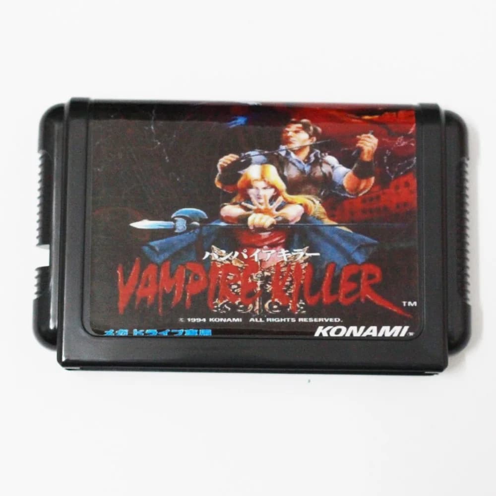 Vampire Killer Scheda di gioco MD a 16 bit per console Sega MegaDrive Genesis a 16 bit