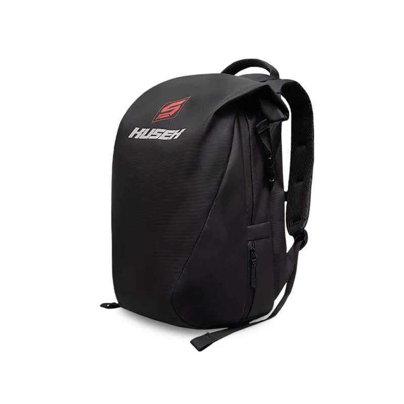 Zaino per casco da motociclista, zaino da equitazione impermeabile con scomparto per laptop da 17", attrezzatura da viaggio per uomo