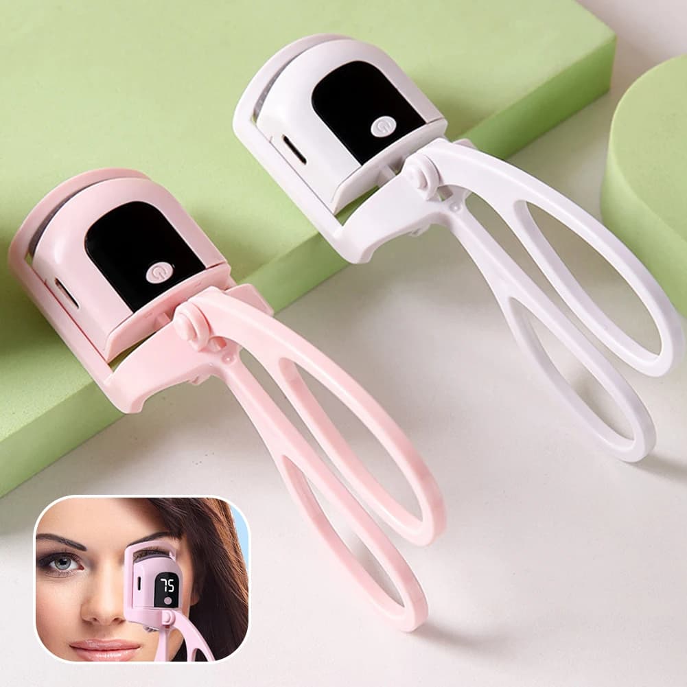 Naturally curled electric braid, intelligent temperature control, styling, make-up, eyelashes, curling, tool to fold long-lasting eyelashes