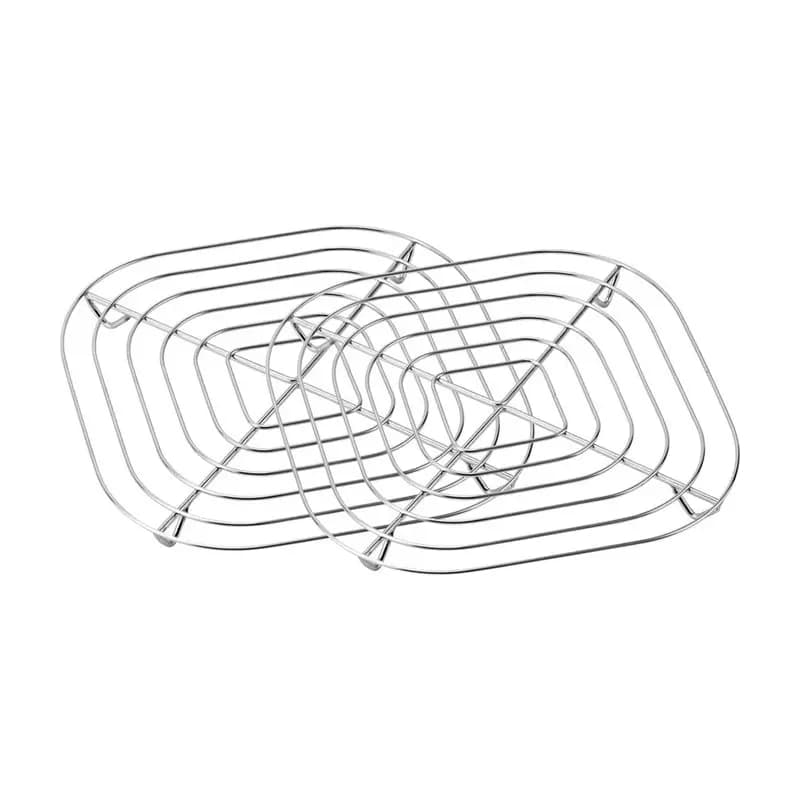 Replacement Stainless Steel Rack 2Pcs For Ninja Crispi Pro AS101CY& For Ninja Crispi Air Fryer FN101, Dishwasher Safe