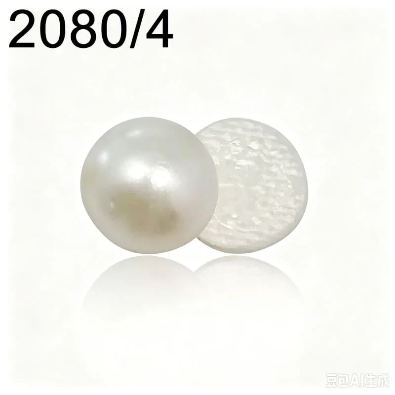 (24PCS) 2080/4 Cabochon FB Hotfix Pearls Genuine from Austria Self-adhesive Flatback Rhinestones For Bag Shoes Wedding Dress DIY