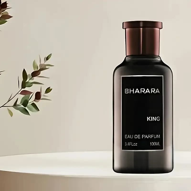 Set Regalo Fragranza Bharara King: Bottiglia da 100ml e Spray da Viaggio, Profumo Premium per Uomo
