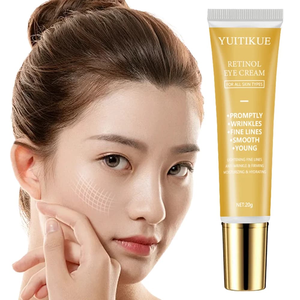 Retinol Eye Cream 20g All Skin Types Anti Wrinkle Dark Circle Puffiness Firm Hydrating Anti-Aging Eye Care