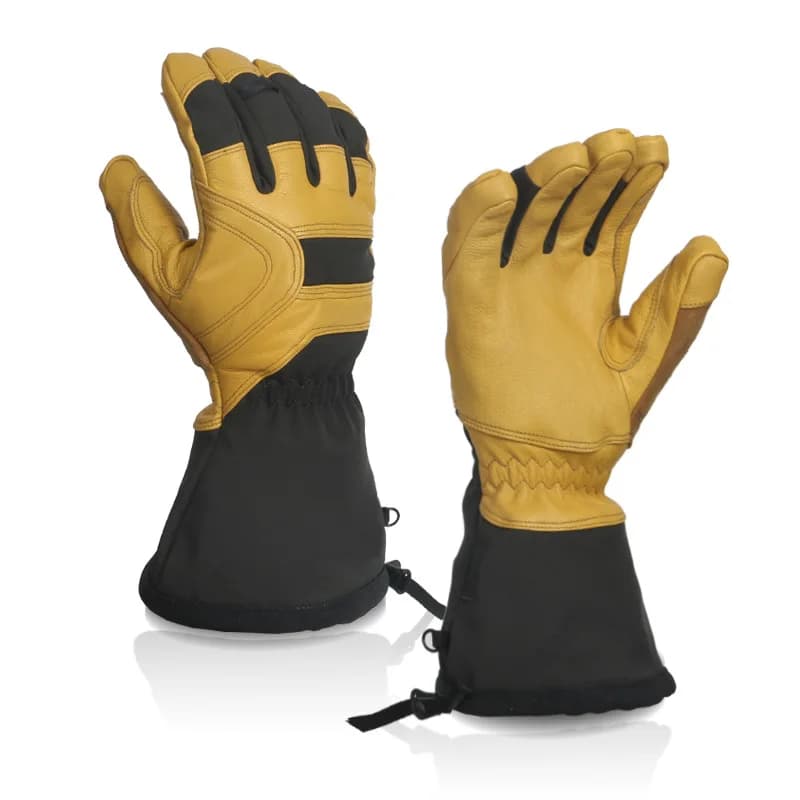 Ski Gloves Hot Touch screen Waterproof wear-resistant goatskin for men and women