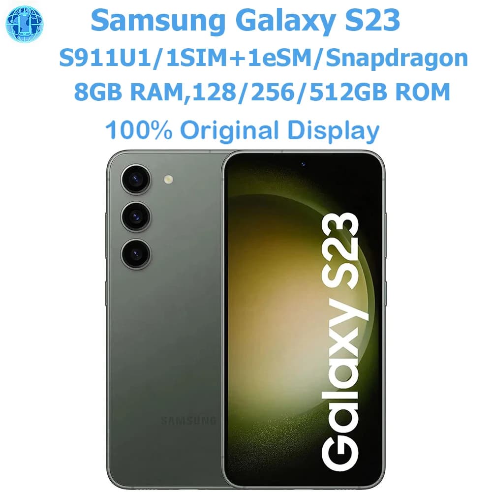 Samsung Galaxy S23 5G Smartphone Android S911U1 6.1 Pollici 3900mAh 50MP NFC Edizione USA Originale Sbloccato