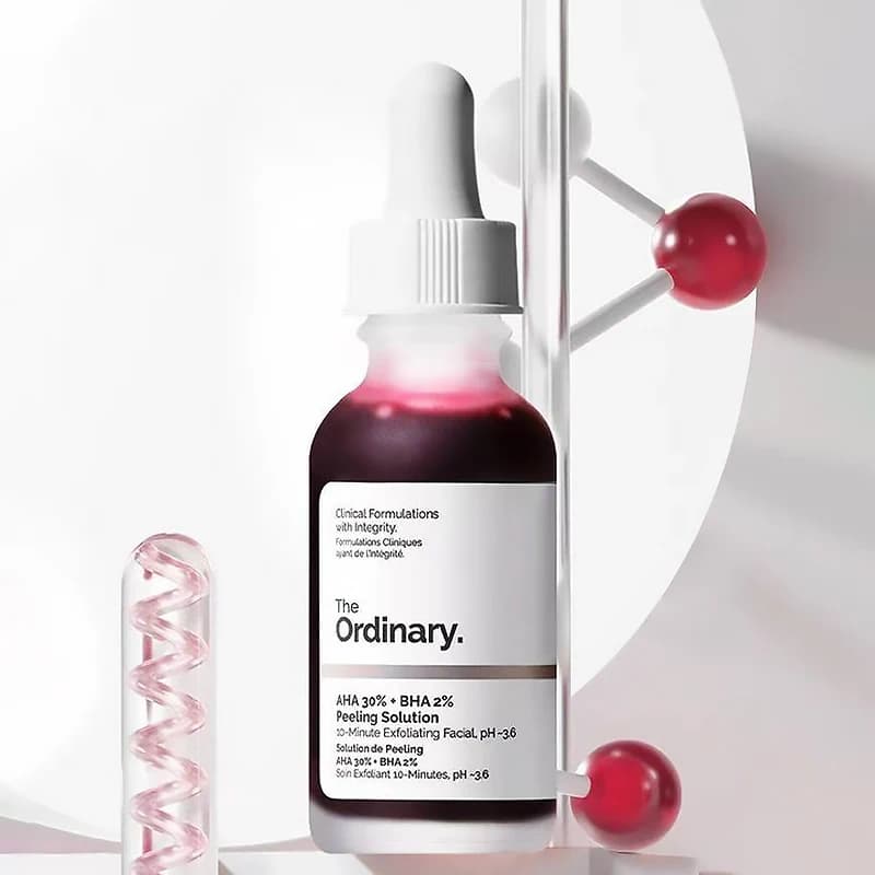 AHA 30%+BHA 2% Soluzione peeling 30ml Soluzione peeling multieffetto Esfoliante viso Illumina liscia Affina l'aspetto della pelle