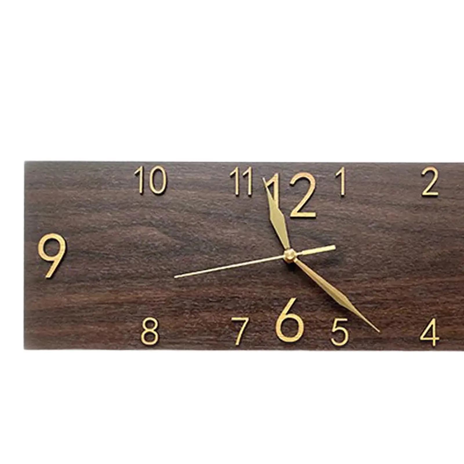 Rustic Wall Clock Hanging Clock Simple Handcraft Ornament Handmade Art Vintage Design Watch for Office Restaurant Kitchen