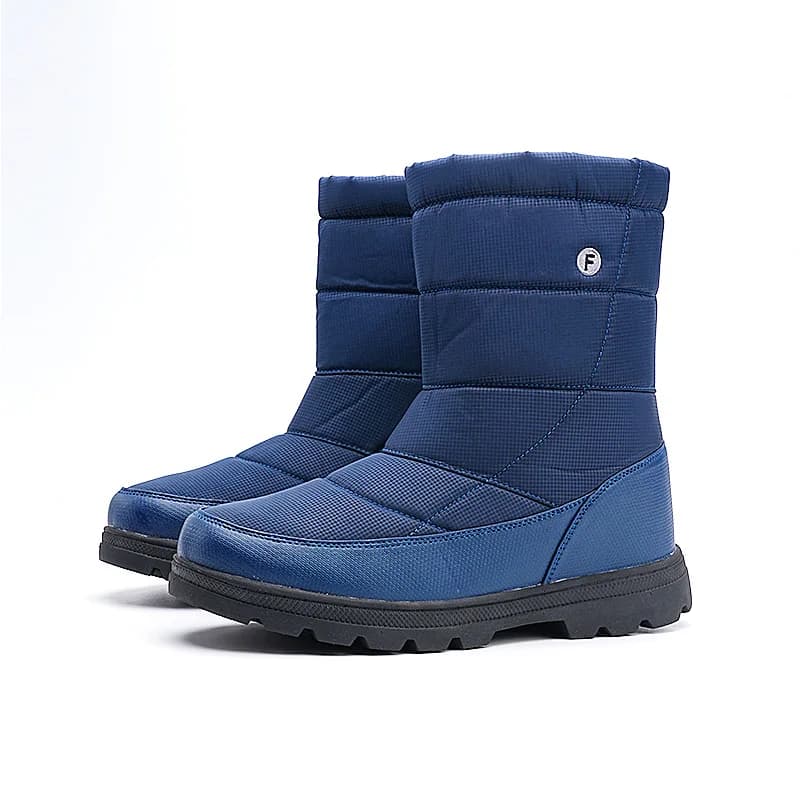 Uomo Donna Stivali da neve impermeabili Stivali da montagna Peluche Mantieni caldi Stivali da neve Escursionismo all'aperto Scarpe da trekking Antiscivolo