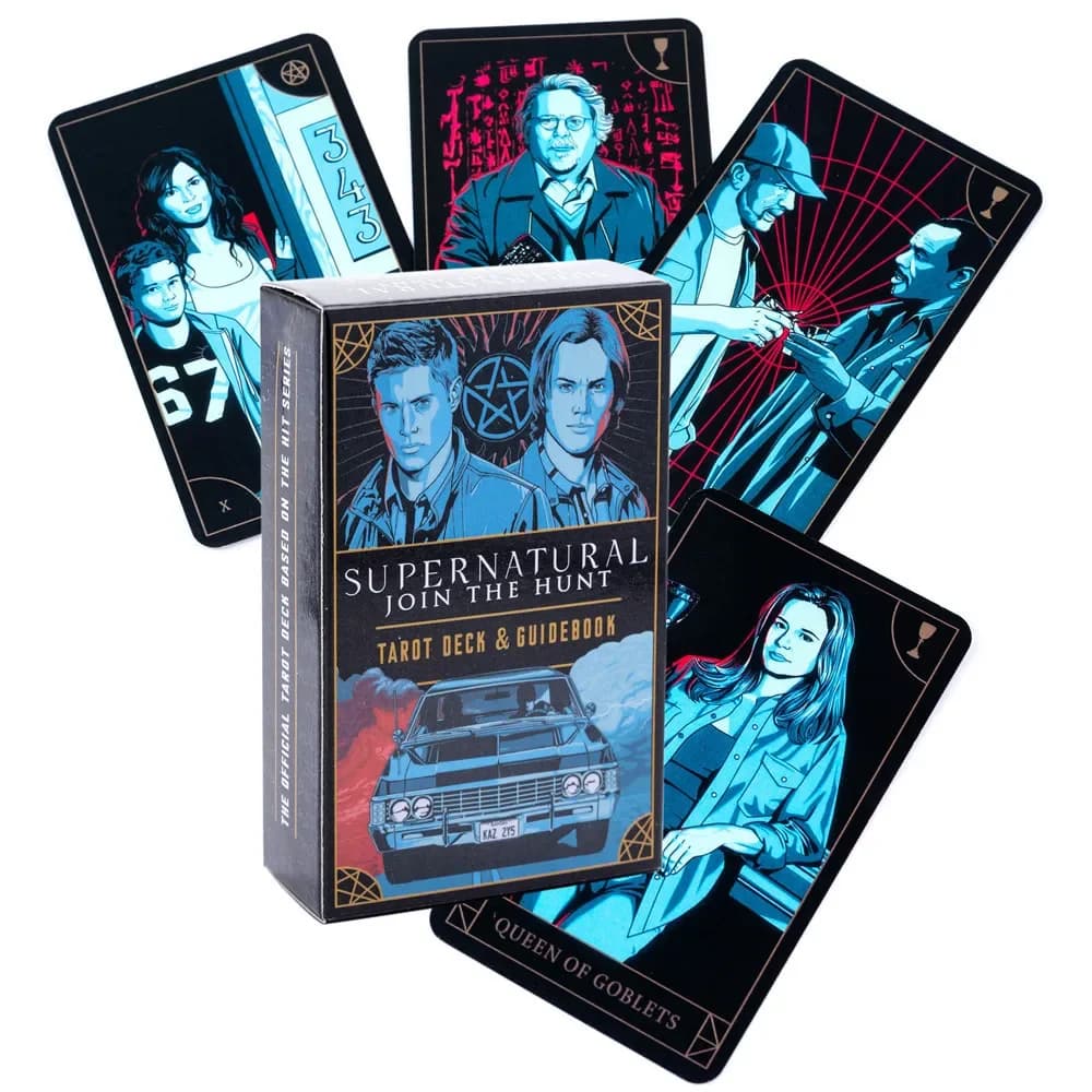 Mazzo di tarocchi Supernatural e guida, gioco di carte con guida in PDF, gioco da tavolo, 78 carte, per principianti