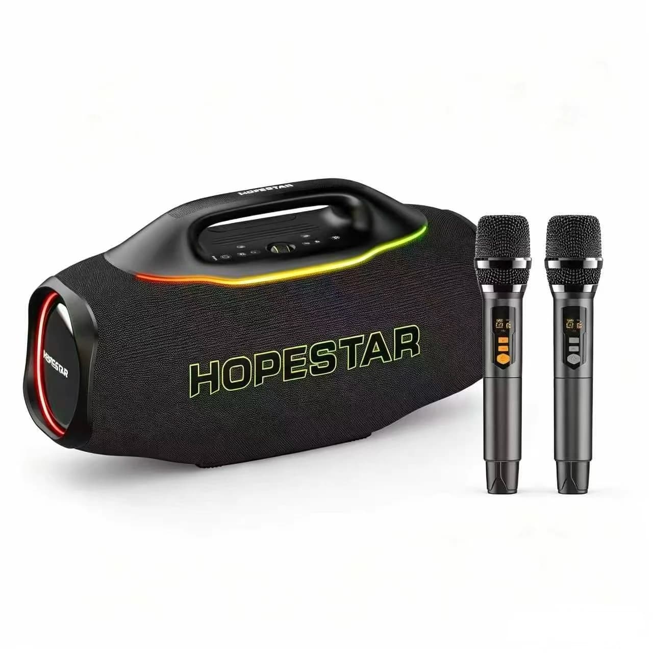 HOPESTAR A95Pro 2026 New 580W Portable Speaker Karaoke Machine With Dual Wireless Mics IP66 Waterproof Party Boombox