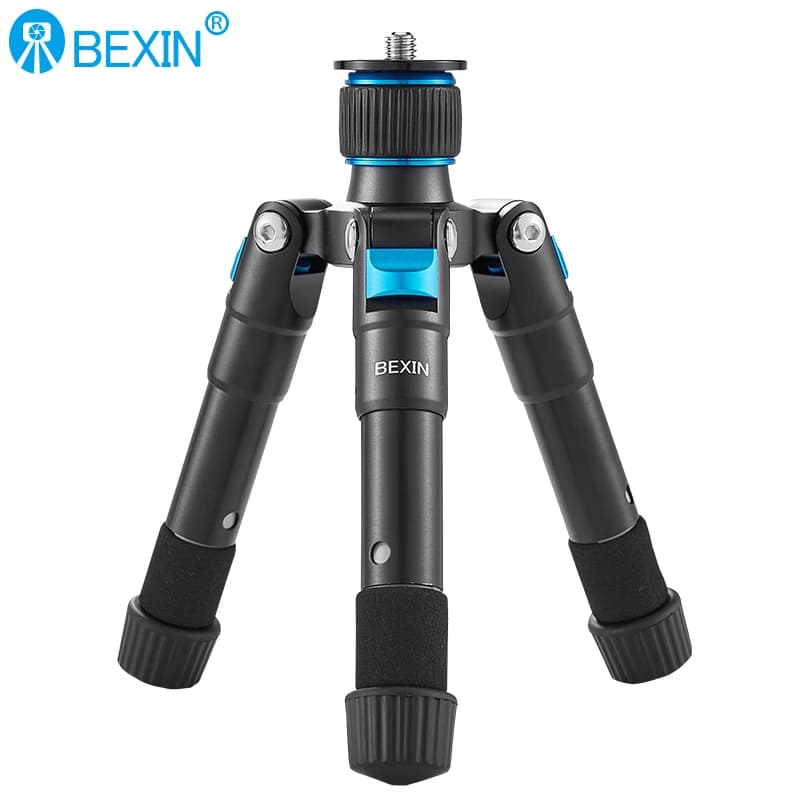BEXIN MS08 Portable Tripod Lightweight Travel Support Mini tripod table video with 360 degree ball head for iPhone DSLR camera