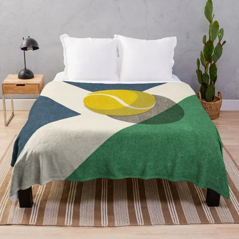 BALLS / Tennis (Hard Court) Coperta morbida e soffice di lusso per divano letto