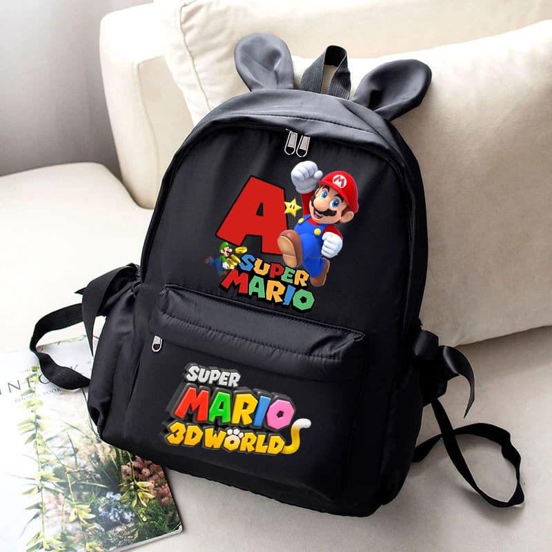 Zaino Super Marios Bro, zaino per studenti, borsa da scuola per adolescenti, borsa da scuola per ragazzi e ragazze, zaino per libri, materiale scolastico, regalo di compleanno