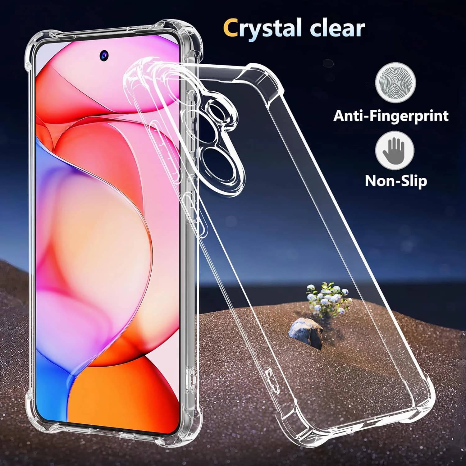 Clear Case For Samsung Galaxy S26 Edge S25 Ultra S24 Plus S23 FE S22 S21 S20 A57 A37 A17 A07 A56 A16 A06 A26 A36 5G Phone Cover