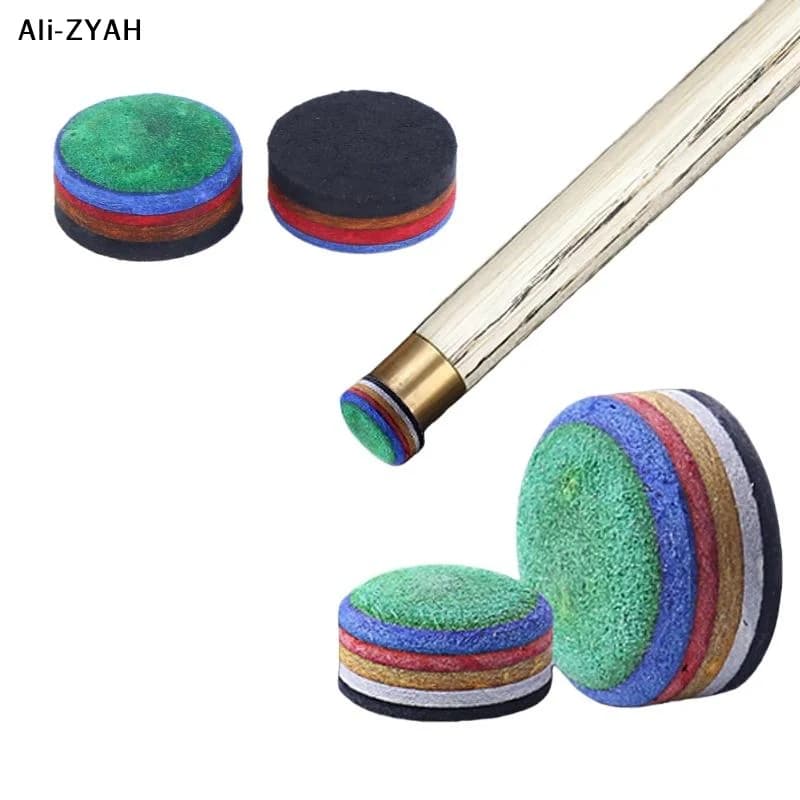 Punta di Ricambio per Stecca da Biliardo, 6 Strati di Pelle di Maiale, 11mm, Accessorio Professionale per Biliardo e Snooker