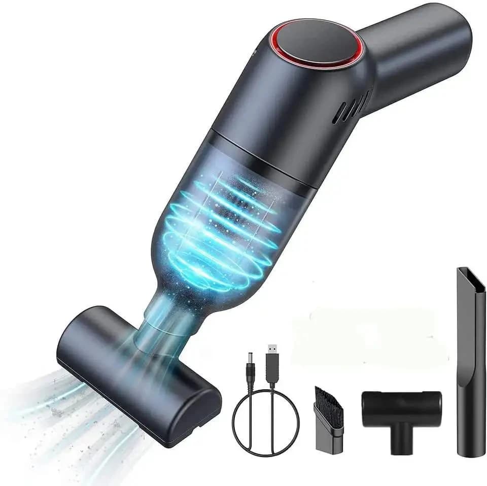 STLF WJW DZ Aspirapolvere portatile wireless avanzato Aspirapolvere portatile 2 in 1 con filtro Hepa riutilizzabile a basso rumore per auto
