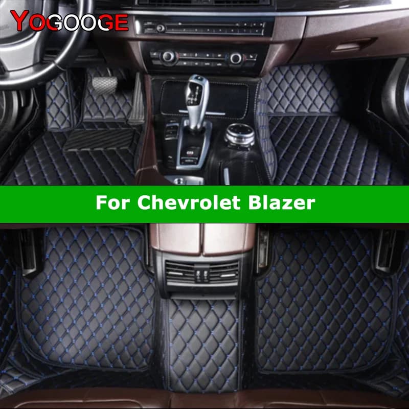 YOGOOGE tappetini Auto personalizzati per Chevrolet Blazer Auto tappeti piede Coche Accessorie