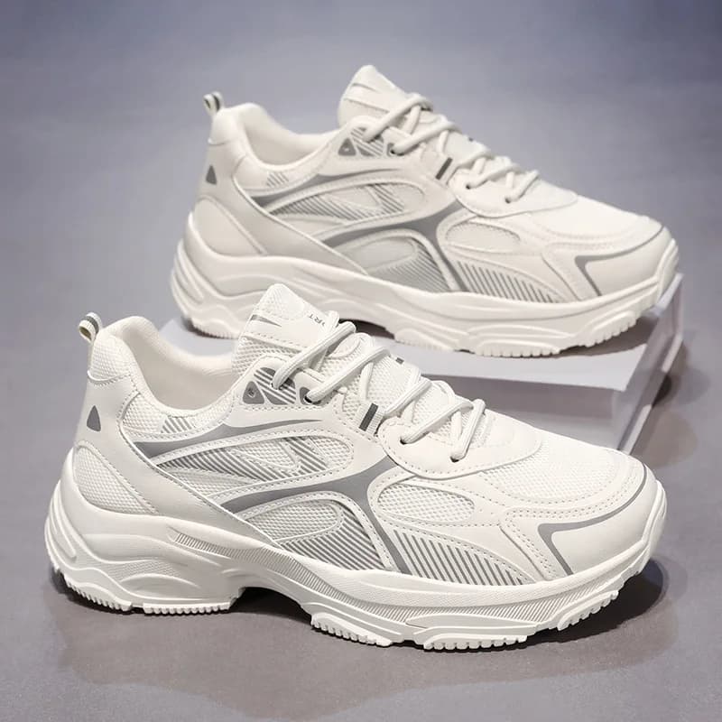 Scarpe sportive nuove scarpe casual traspiranti in mesh scarpe da corsa classiche alla moda con suola spessa sneakers da uomo sneakers Hombre