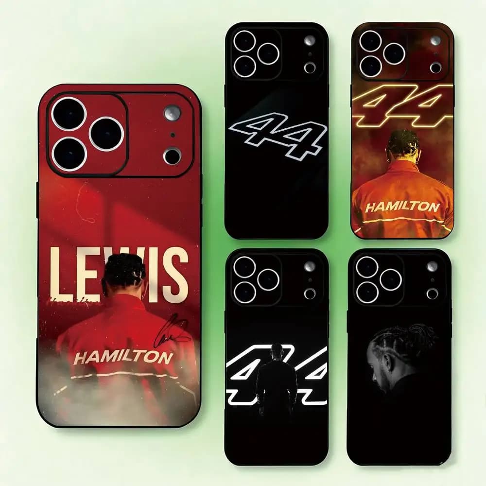 Sports 44 L-Lewis H-Hamilton-S Phone Case Silicone Soft For IPhone 17 16 15 14 13 12 11 X XR Plus Pro Max Plus