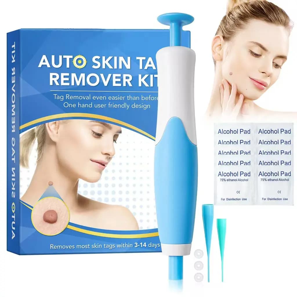 Automatic Removal Kit of Skin Labels 2 IN 1 Device for Micro Skin Labels Removal Adult Moulds Removal of Warts Beauty Tools for Face Care