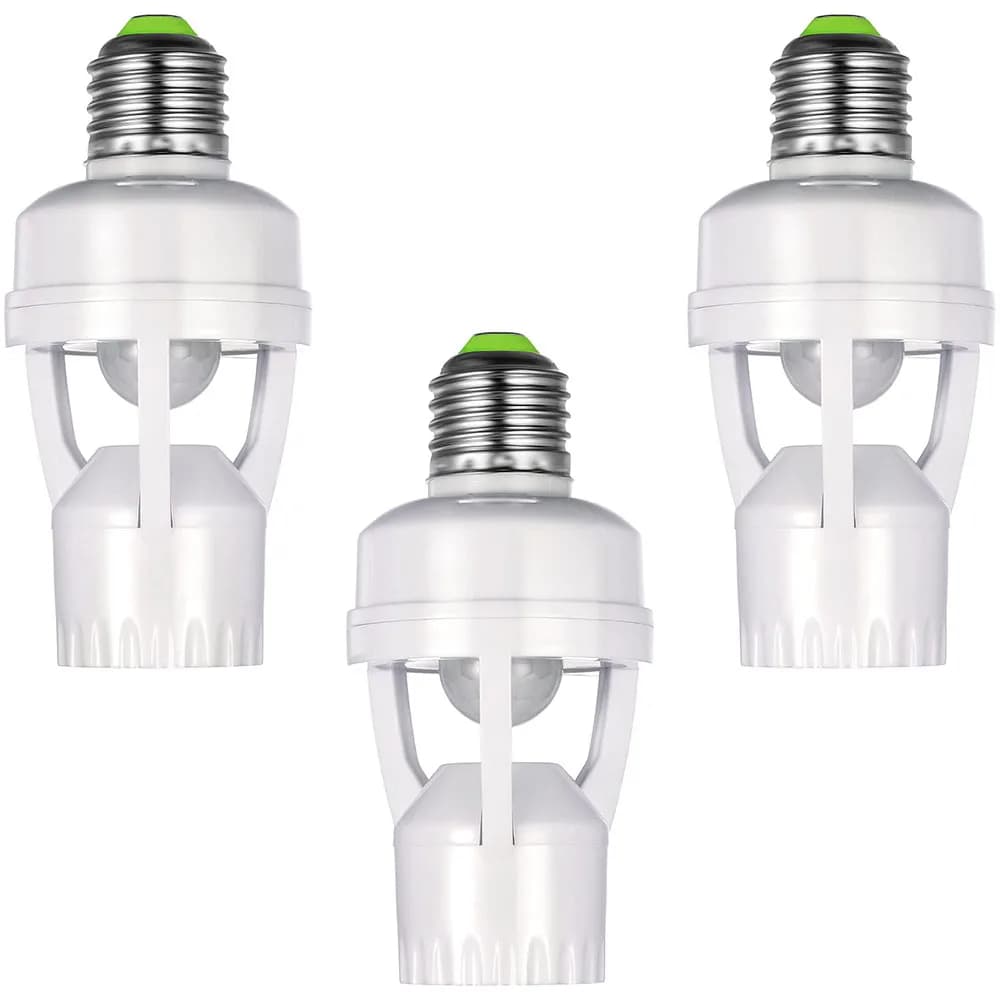Socket Converter AC100-240V E27 with PIR Motion Sensor Ampoule LED E27 Lamp Base Intelligent Switch Light Bulb Lamp Holder