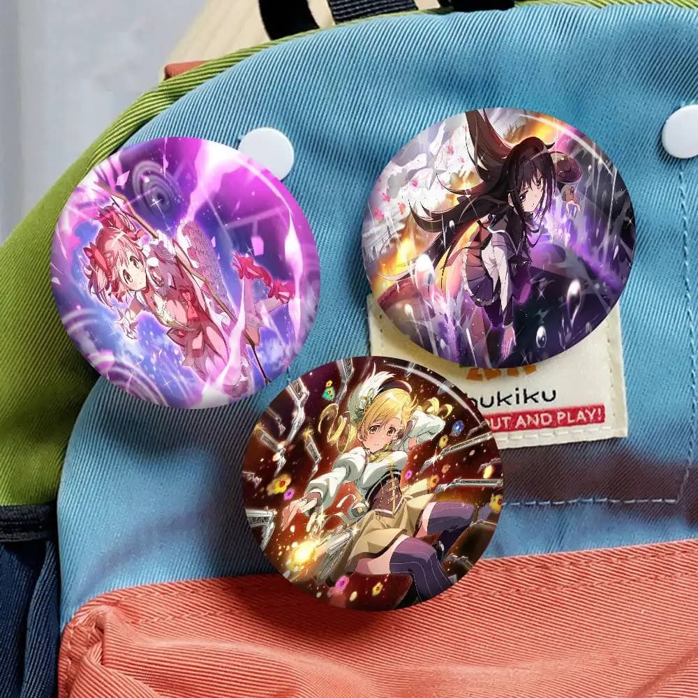 Anime Puella Magi Madoka Magica Anime Spille Simpatico cartone animato Distintivo Giacca Jeans Spilla Accessorio regalo