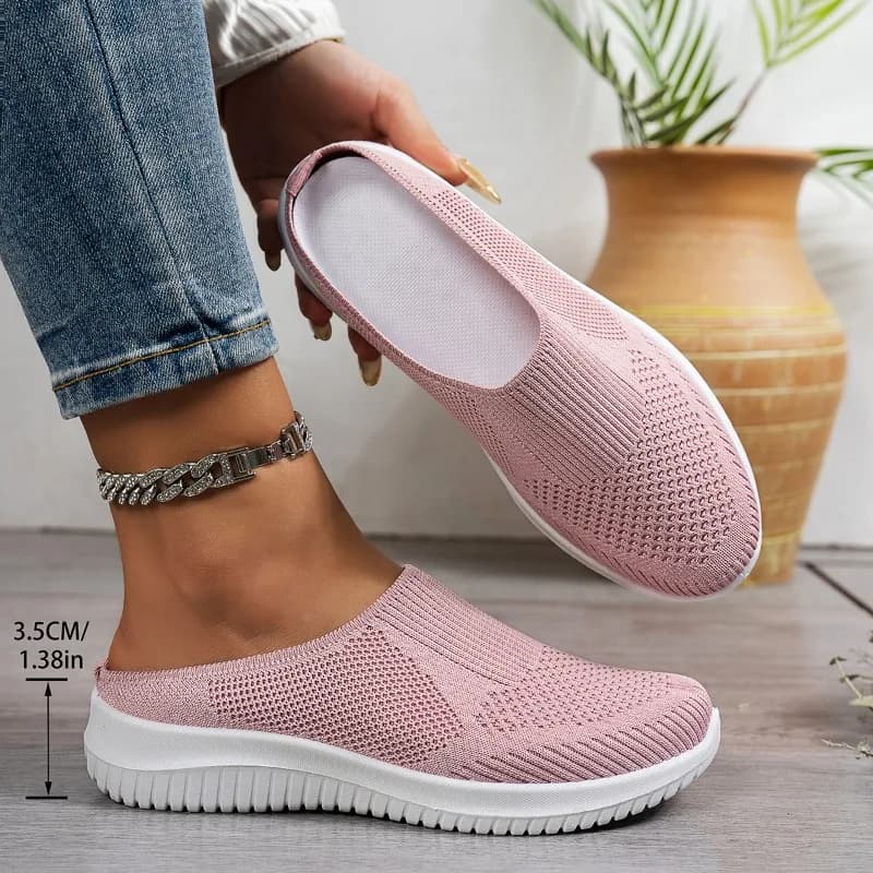 Ciabatte da donna Baotou estive traspiranti in rete, leggere, da passeggio, casual, sportive, da donna