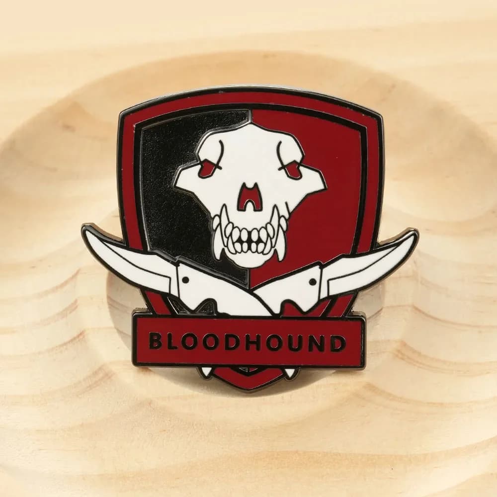 Distintivo con logo Operation Bloodhound, pin in smalto per il gioco di tiro CS:GO, souvenir da collezione per i giocatori