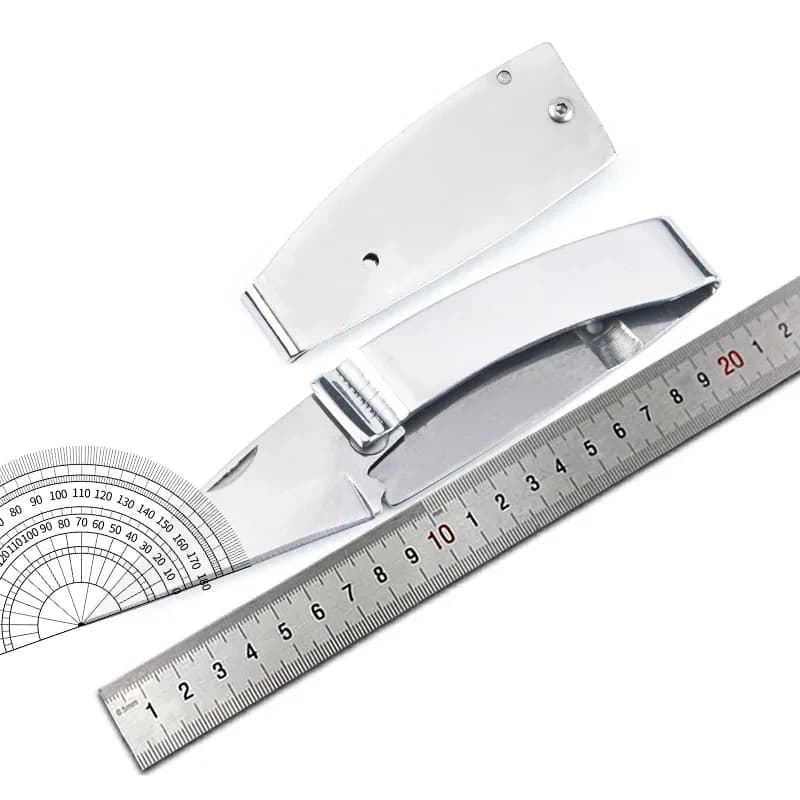 Coltello Pieghevole in Acciaio Inossidabile con Lama Affilata, Coltello Tascabile EDC per Campeggio, Utensile Multifunzione con Clip per Portafoglio