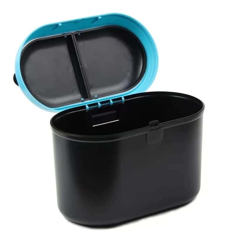 Mini cestino della spazzatura portatile in plastica riciclabile per la gestione dei rifiuti dell'auto