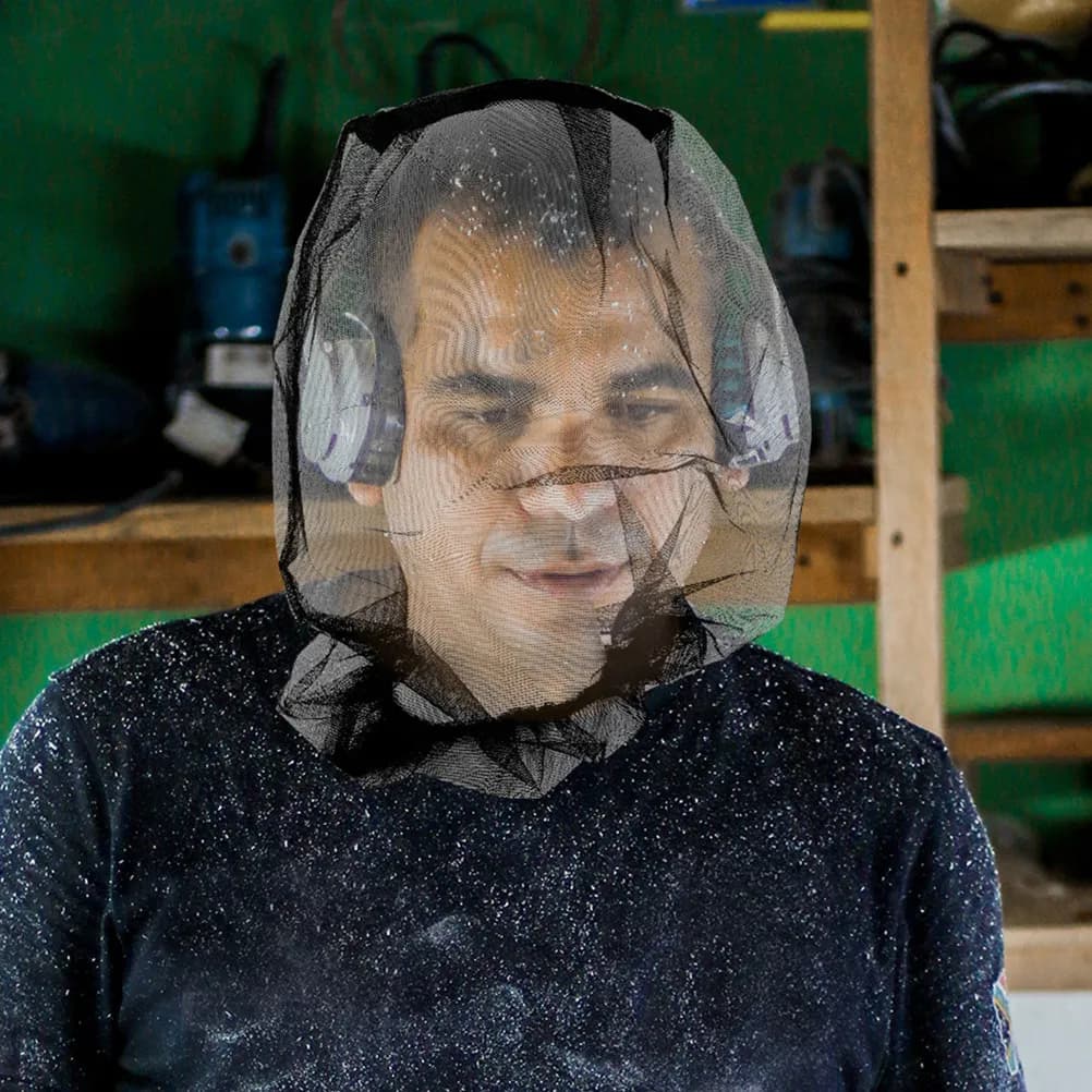 Set di 3 Cappelli con Zanzariera Portatile per Pesca, Escursionismo, Apicoltura, Protezione da Insetti, Rete per Testa e Collo, Leggero e Pieghevole