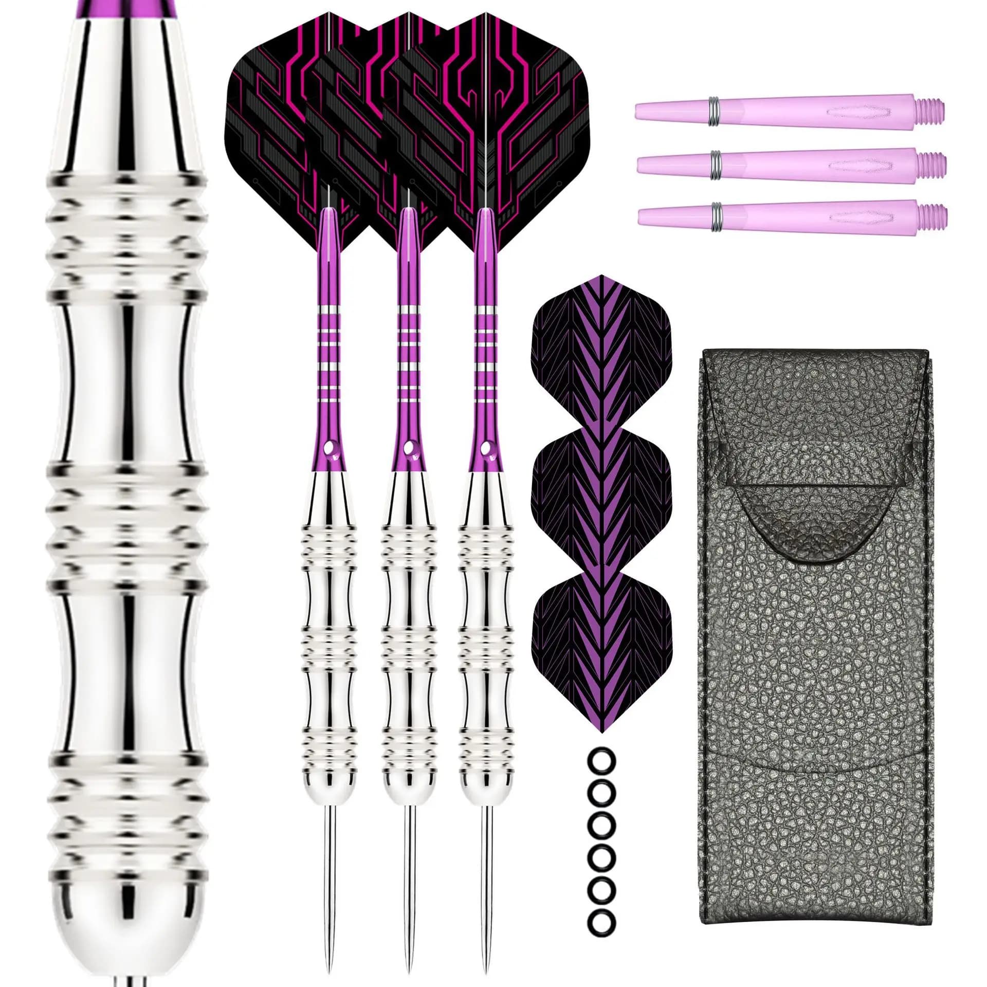3PCS Professional Darts 22g Keel Type Soft Darts Electronic Soft Tip Dardos with Dart Box Aluminum Alloy Soft Tip Darts